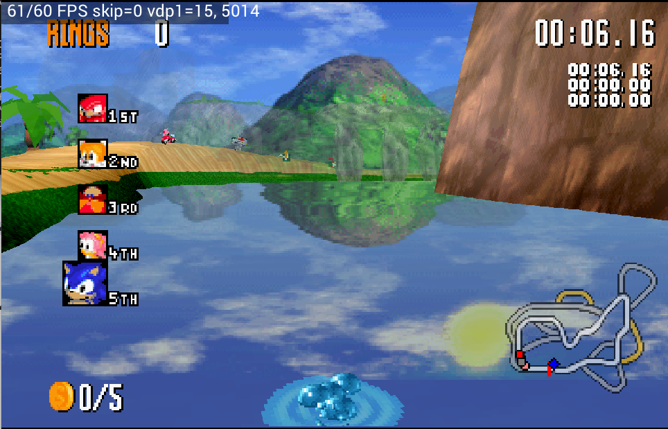 Sonic R before fix